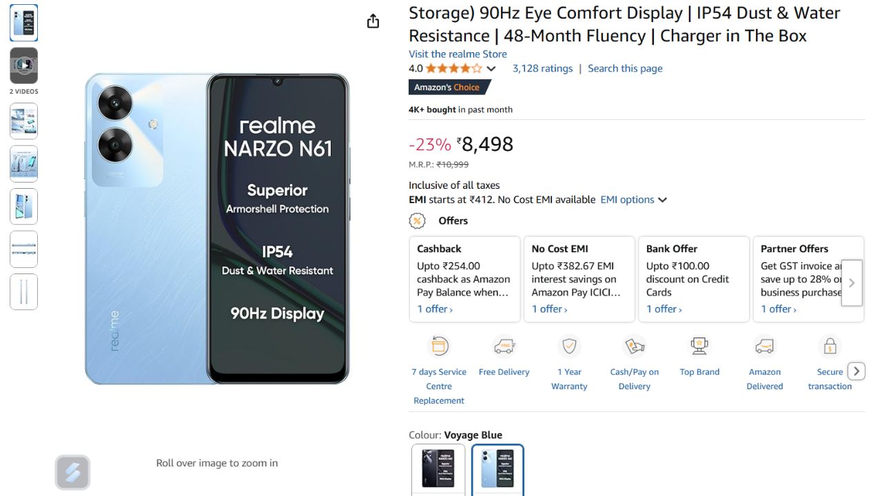 Realme Narzo N61 5G