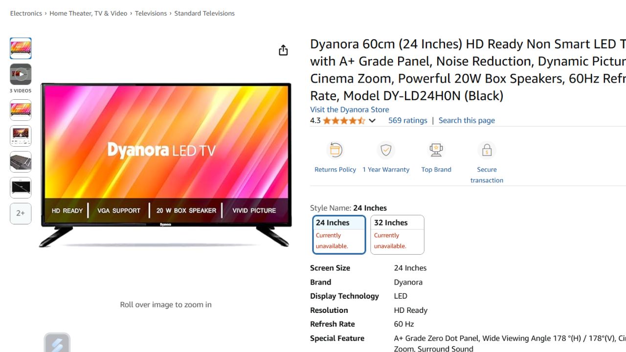 Top 3 LED TV