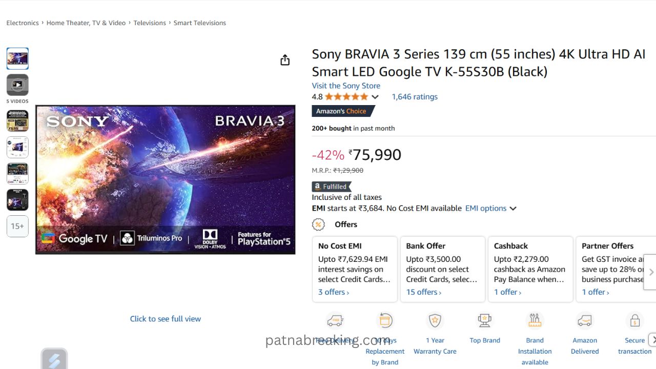 4K Ultra HD TV Discount