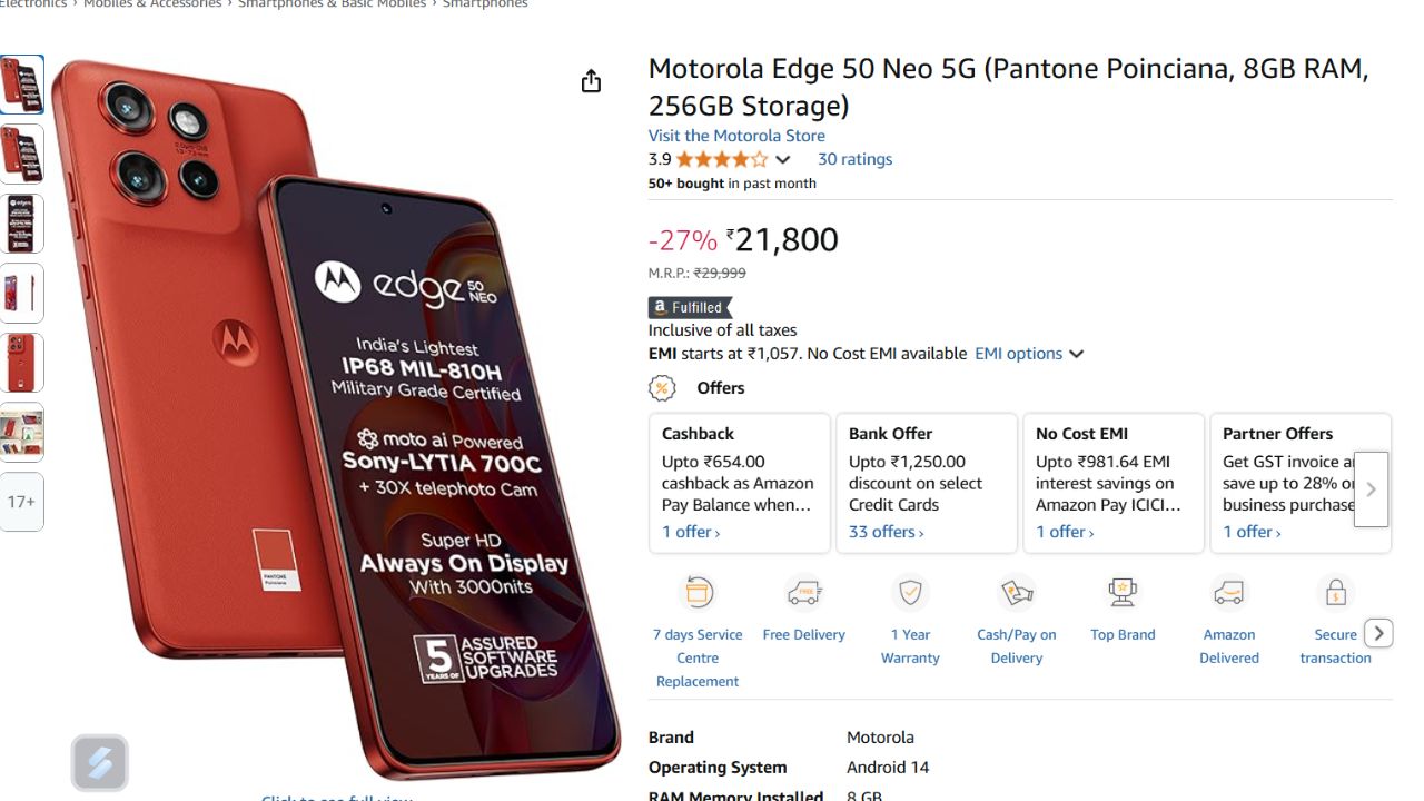 Motorola Edge 50 Neo Discount